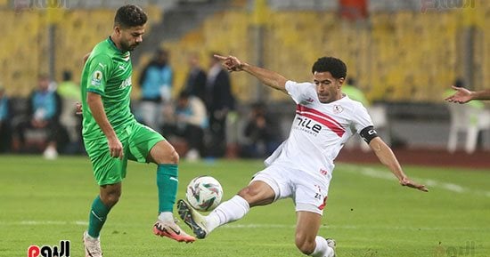 60 دقيقة استمرار التعادل السلبي بين الزمالك والمصري بالكونفدرالية