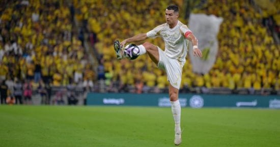 الاتحاد ضد النصر القمة تشتعل بهدفى بنزيما ورونالدو فى دقيقتين