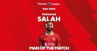 محمد صلاح أفضل لاعب في مباراة وست هام ضد ليفربول