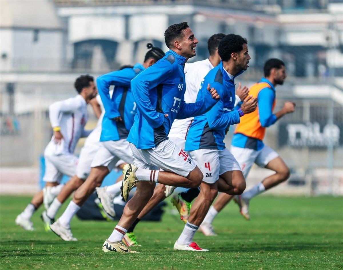 مران الزمالك عودة عبد الشافي وندياي وتدريبات تأهيلية لـ