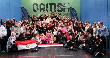 حصاد مصر فى بريطانيا لناشئى الاسكواش 7 ذهبيات و8 فضيات
