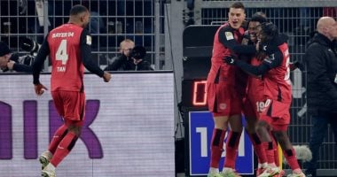 ليفركوزن يضرب دورتموند 3 1 في الشوط الأول بالدوري