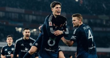 ملخص وأهداف مباراة أرسنال ضد مانشستر يونايتد فى كأس الاتحاد